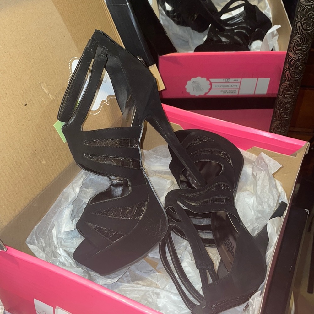 Black heels